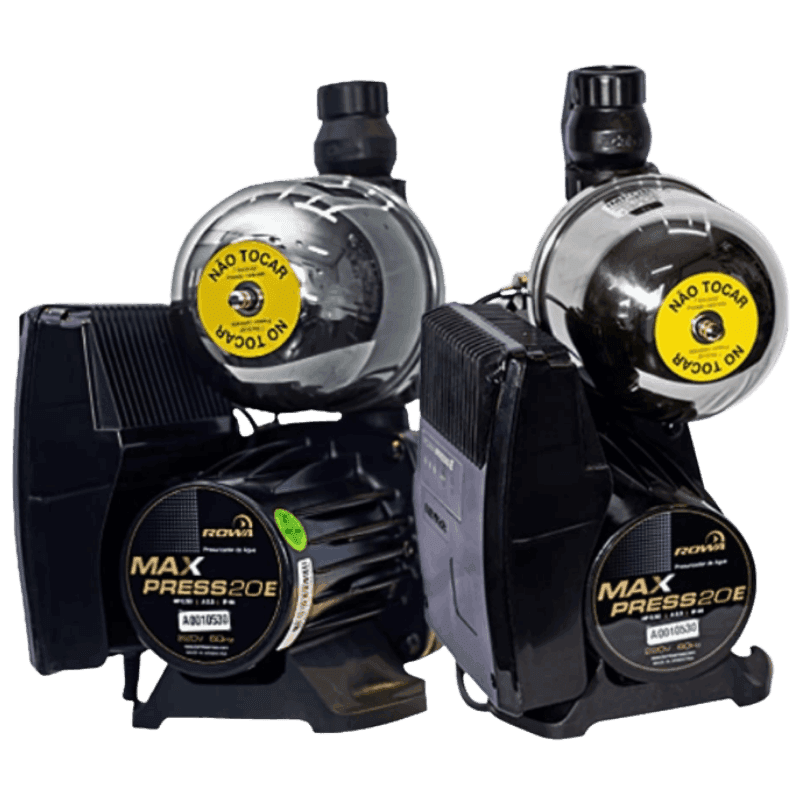 Dois pressurizadores Rowa, imagem de produto do acervo Tecnopress